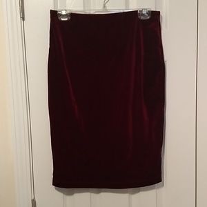 Velvet skirt